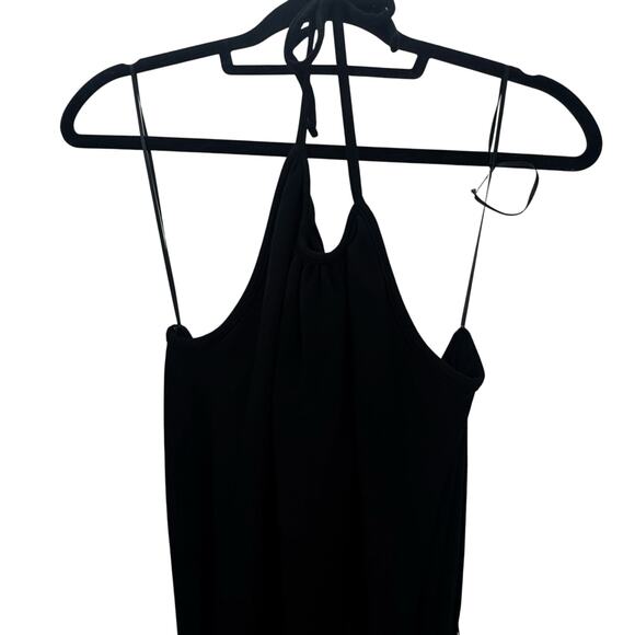 Monrow Women's Super Soft Halter Neck Jumpsuit Black Size Medium NWT - Picture 10 of 12